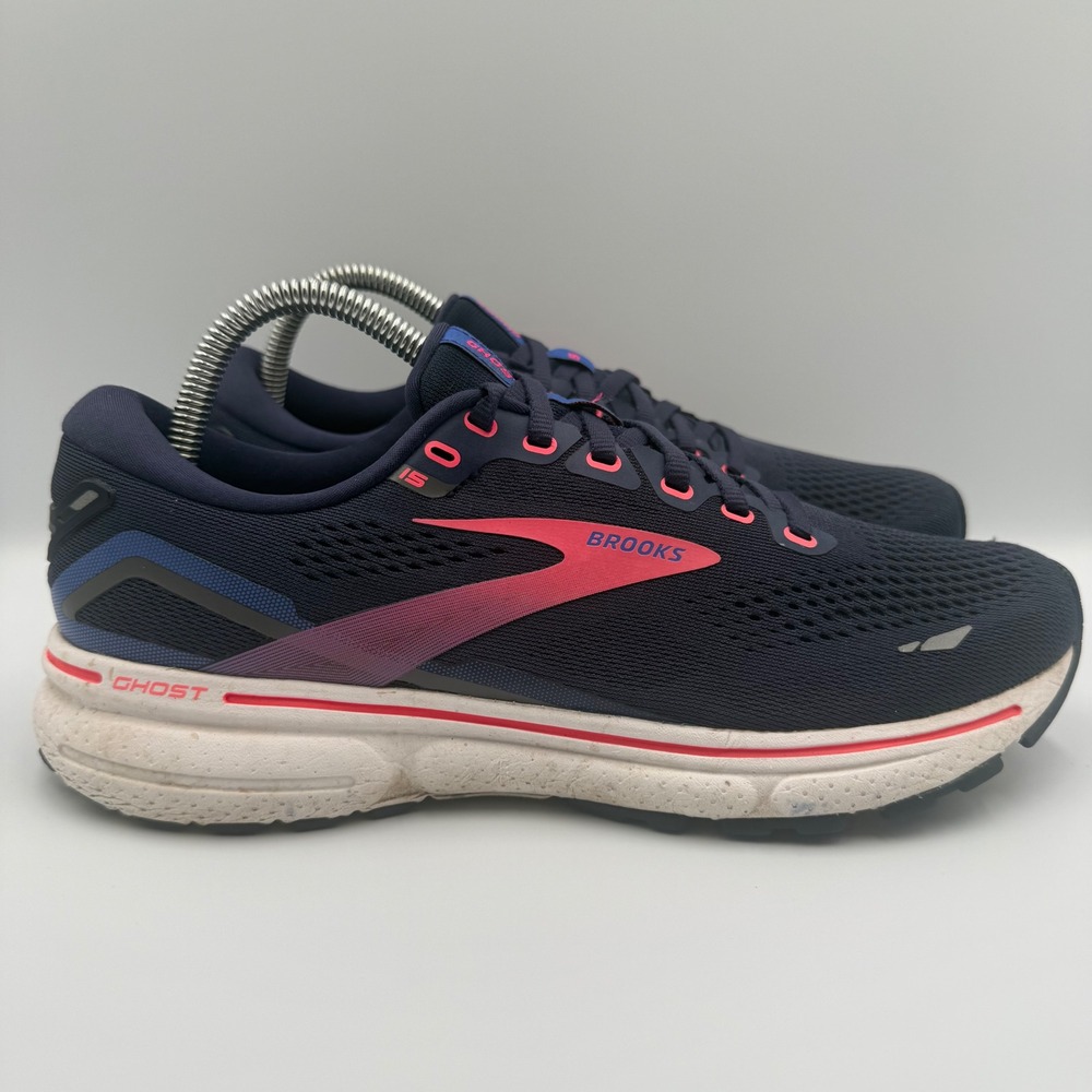 Brooks‎ Ghost 15 Pink Blue Running Shoes Sneakers Women's Size 9.5 1203801B460
